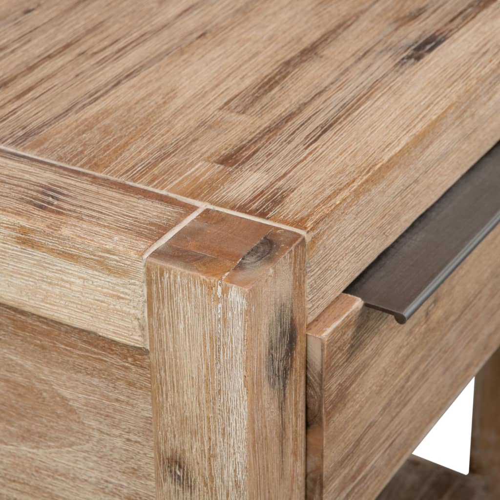 Yöpöydät laatikoilla 2 kpl 40x30x48 cm täysi akaasiapuu - Sisustajankoti.fi