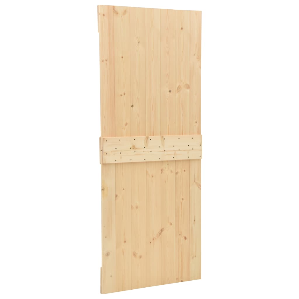 Liukuovi asennustarvikkeineen 90x210 cm täysi mänty - Sisustajankoti.fi
