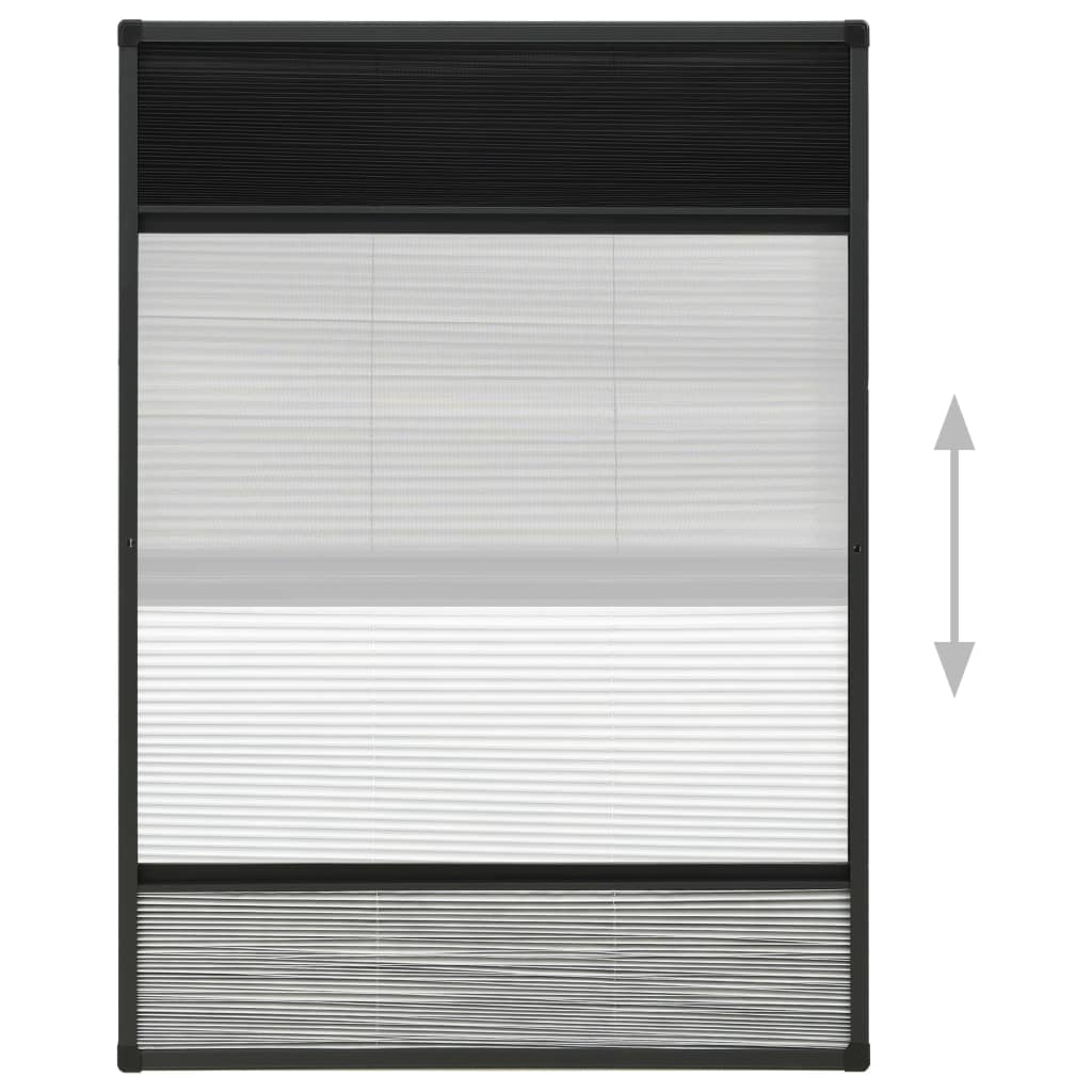 Laskostettu hyönteisverkko ikkunaan 80x120 cm alumiini - Sisustajankoti.fi