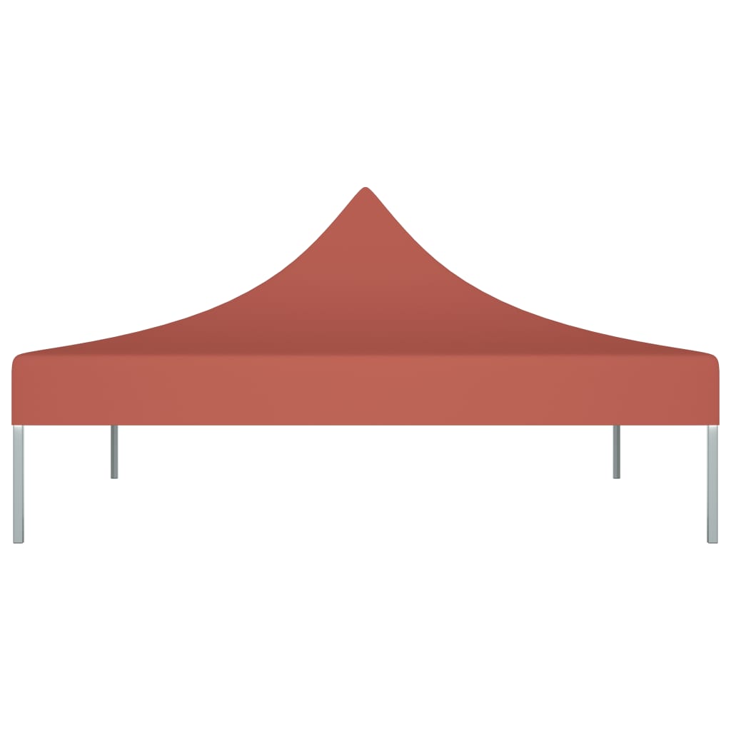 Juhlateltan katto 3x3 m terrakotta 270 g/m² - Sisustajankoti.fi