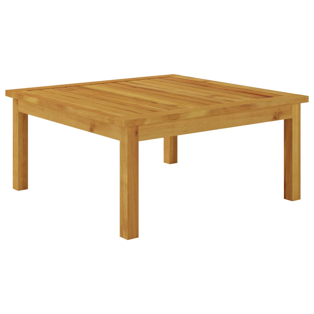 Puutarhan sohvapöytä 63x63x30 cm täysi akaasiapuu - Sisustajankoti.fi