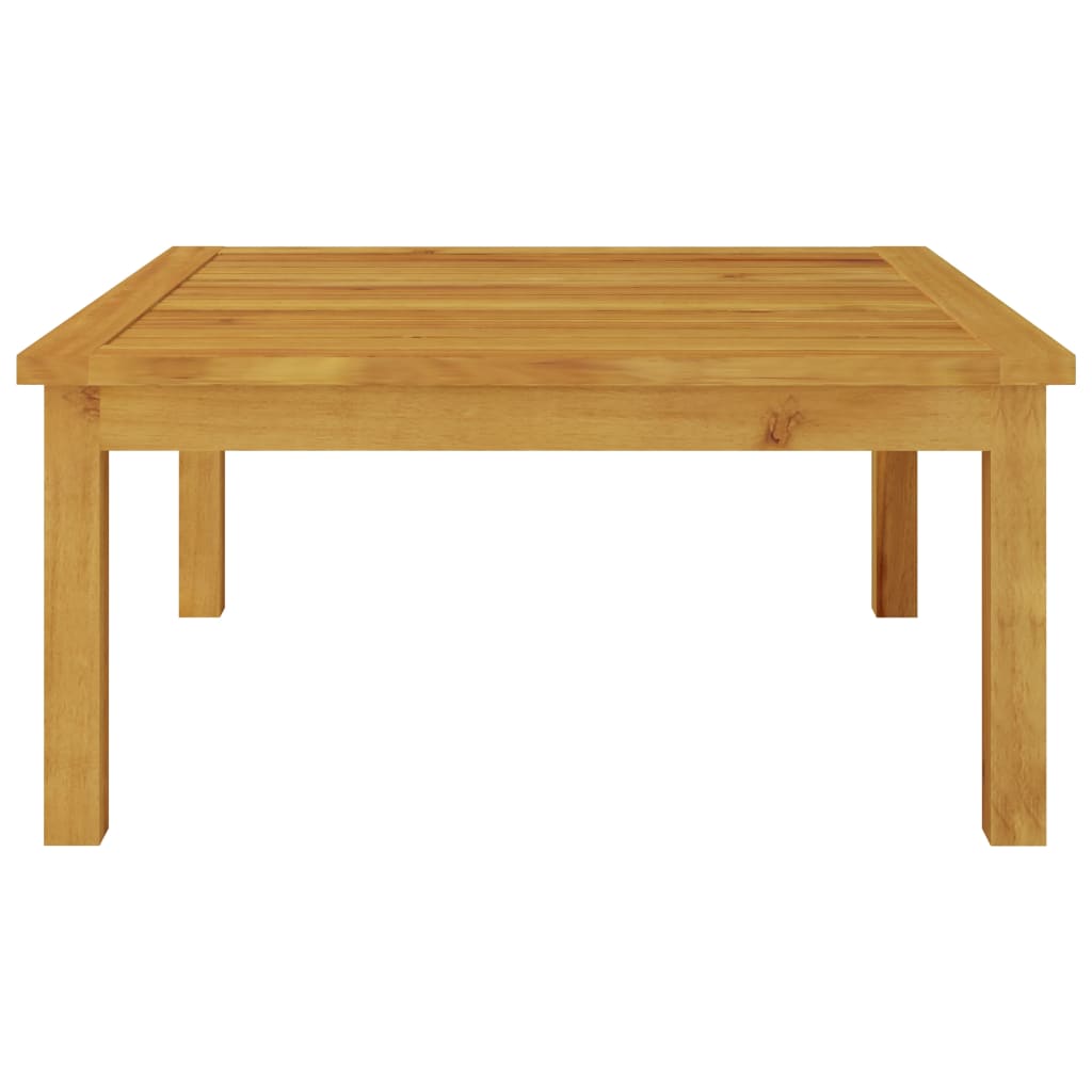 Puutarhan sohvapöytä 63x63x30 cm täysi akaasiapuu - Sisustajankoti.fi