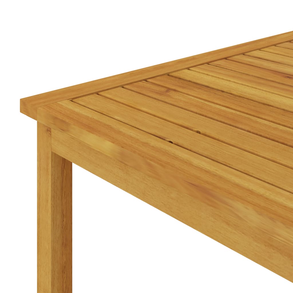 Puutarhan sohvapöytä 63x63x30 cm täysi akaasiapuu - Sisustajankoti.fi