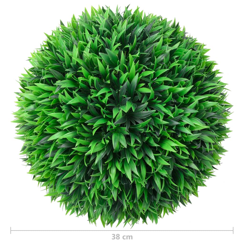 Tekokasvi puksipuupallot 2kpl 38 cm - Sisustajankoti.fi