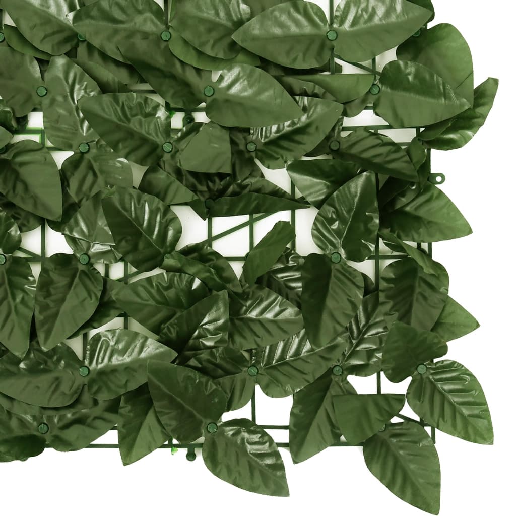 Parvekkeen suoja tummanvihreillä lehdillä 300x75 cm - Sisustajankoti.fi