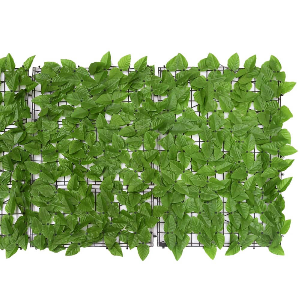 Parvekkeen suoja vihreillä lehdillä 500x75 cm - Sisustajankoti.fi