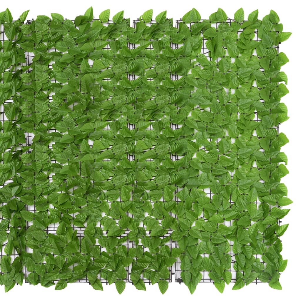 Parvekkeen suoja vihreillä lehdillä 600x150 cm - Sisustajankoti.fi