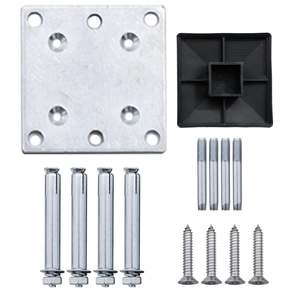 Aitapaneeli WPC 175x186 cm musta - Sisustajankoti.fi