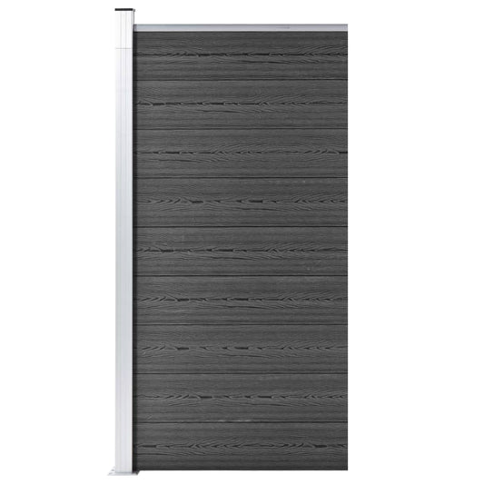 Aitapaneeli WPC 95x186 cm musta - Sisustajankoti.fi