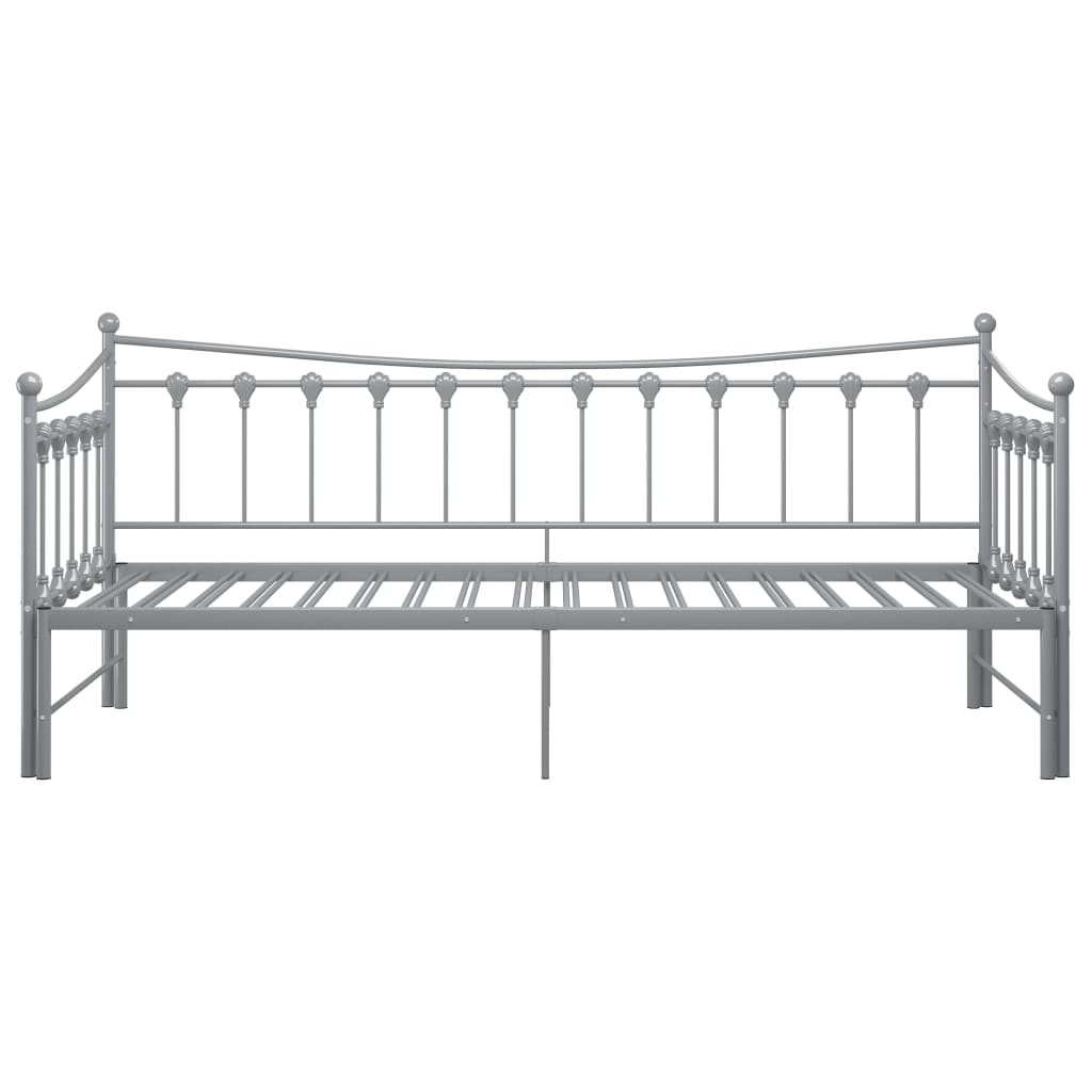 Vuodesohvan runko harmaa metalli 90x200 cm - Sisustajankoti.fi