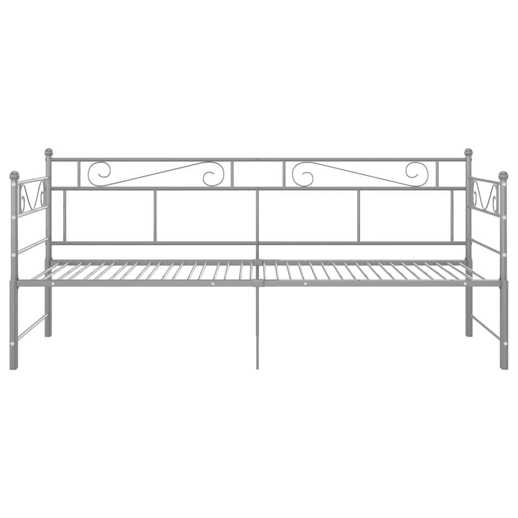 Vuodesohvan runko harmaa metalli 90x200 cm - Sisustajankoti.fi