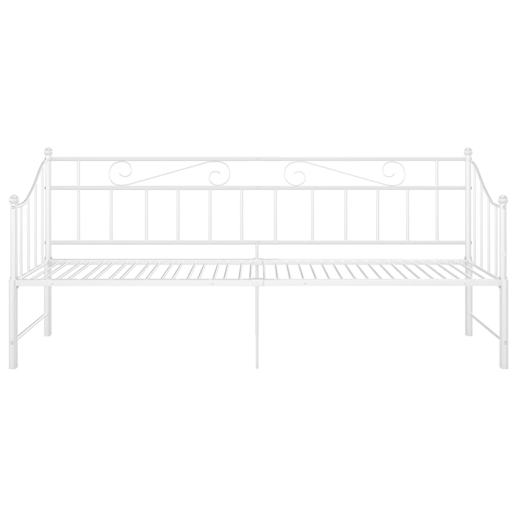 Vuodesohvan runko valkoinen metalli 90x200 cm - Sisustajankoti.fi