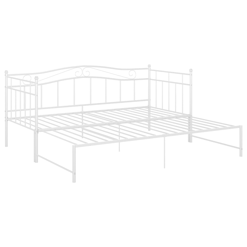 Vuodesohvan runko valkoinen metalli 90x200 cm - Sisustajankoti.fi