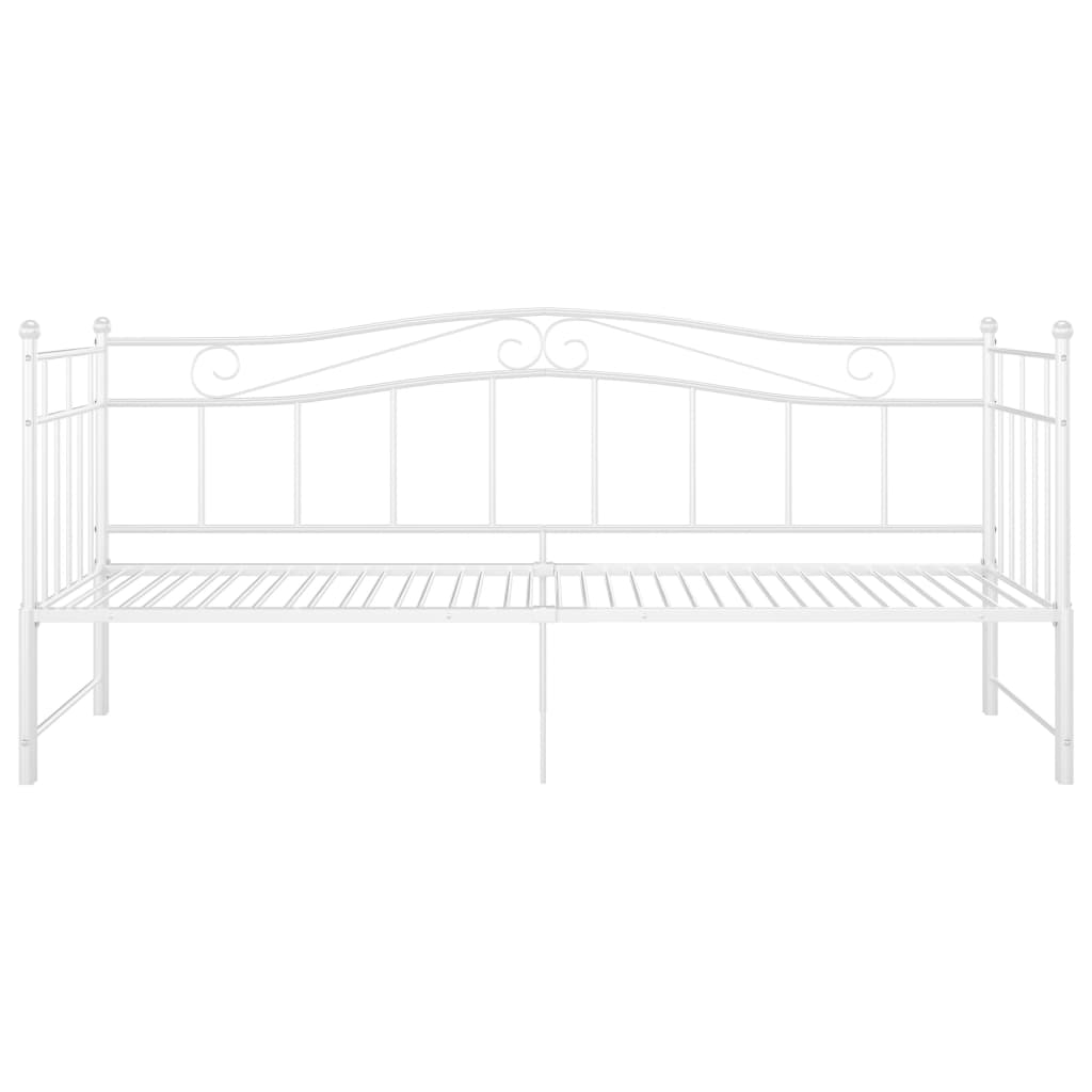 Vuodesohvan runko valkoinen metalli 90x200 cm - Sisustajankoti.fi