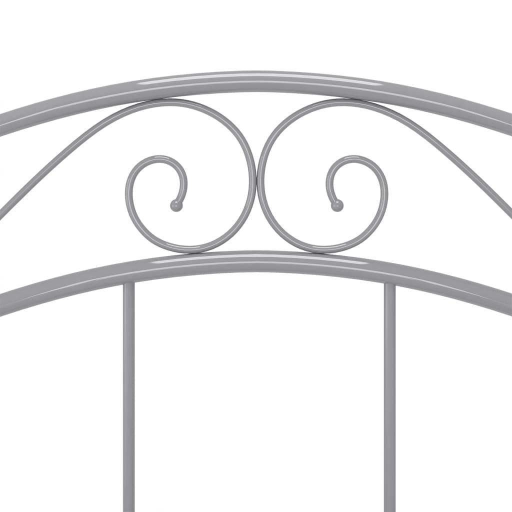 Sängynrunko harmaa metalli 100x200 cm - Sisustajankoti.fi