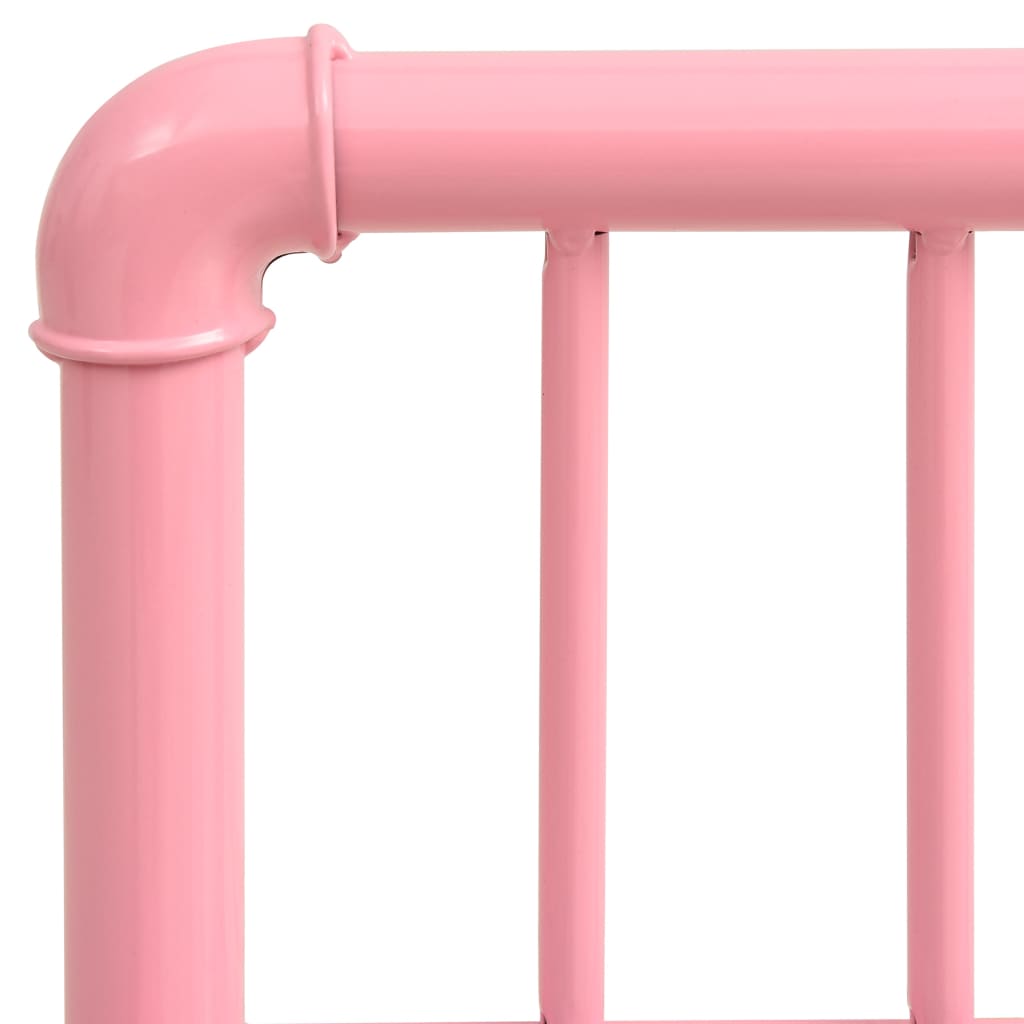 Yöpöydät 2 kpl pinkki ja läpinäkyvä metalli ja lasi - Sisustajankoti.fi