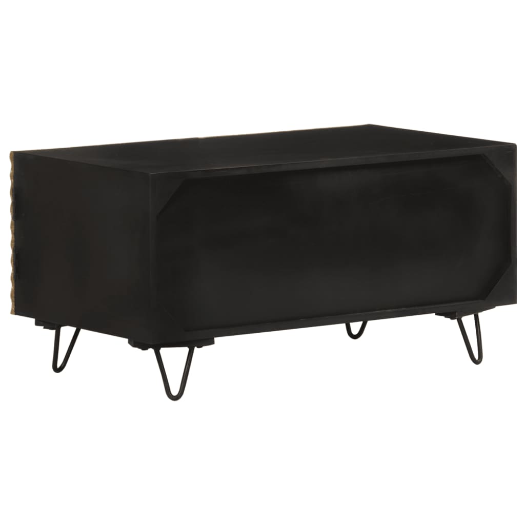 Sohvapöytä 90x50x45 cm täysi mangopuu - Sisustajankoti.fi