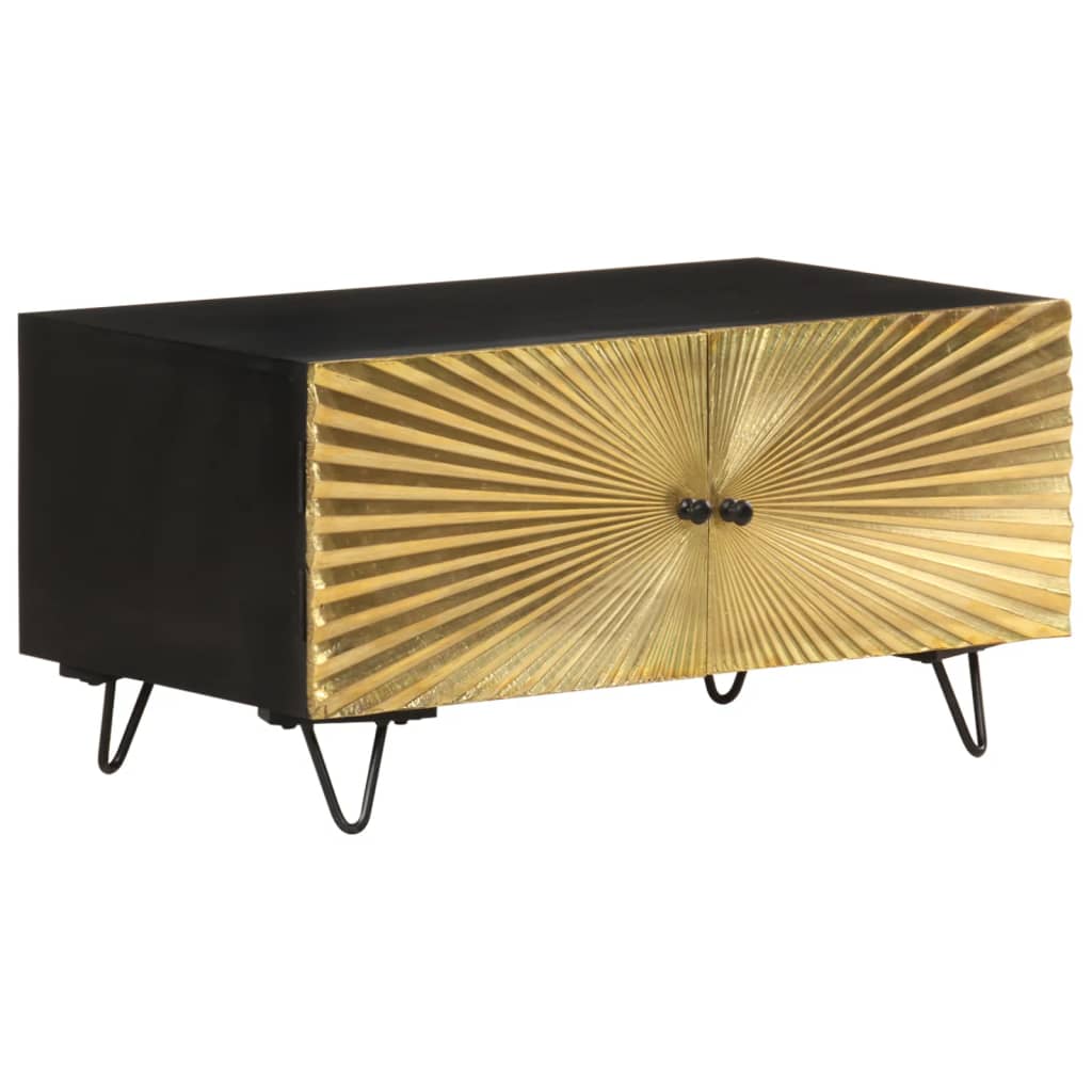 Sohvapöytä 90x50x45 cm täysi mangopuu - Sisustajankoti.fi