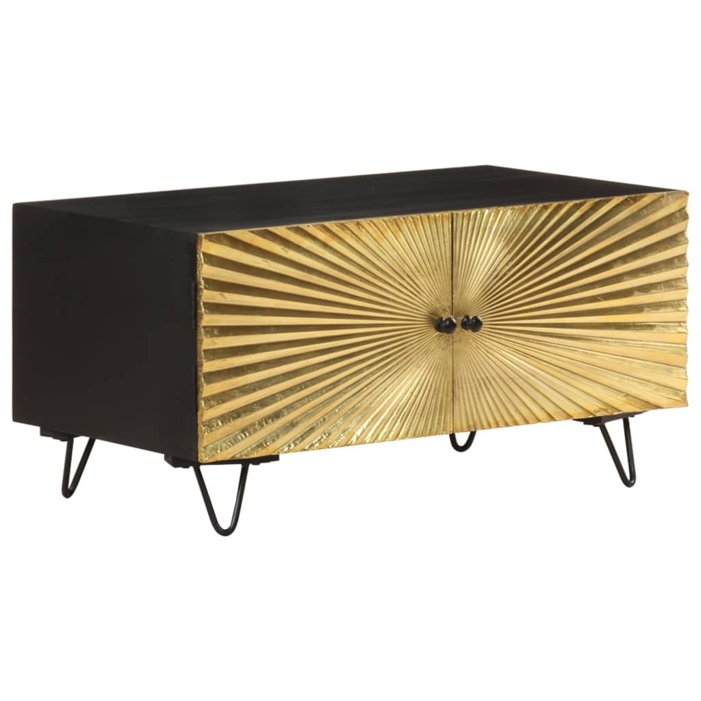 Sohvapöytä 90x50x45 cm täysi mangopuu - Sisustajankoti.fi