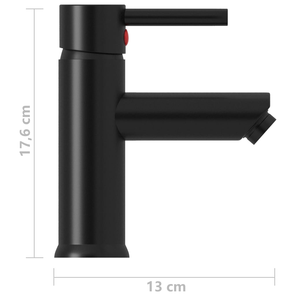 Kylpyhuoneen pesualtaan hana musta 130x176 mm - Sisustajankoti.fi