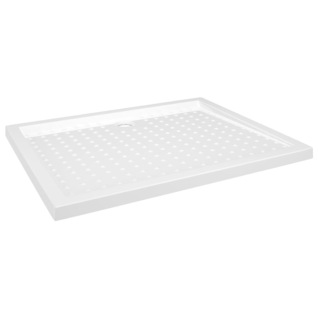 Suihkualusta valkoinen 80x100x4 cm ABS - Sisustajankoti.fi