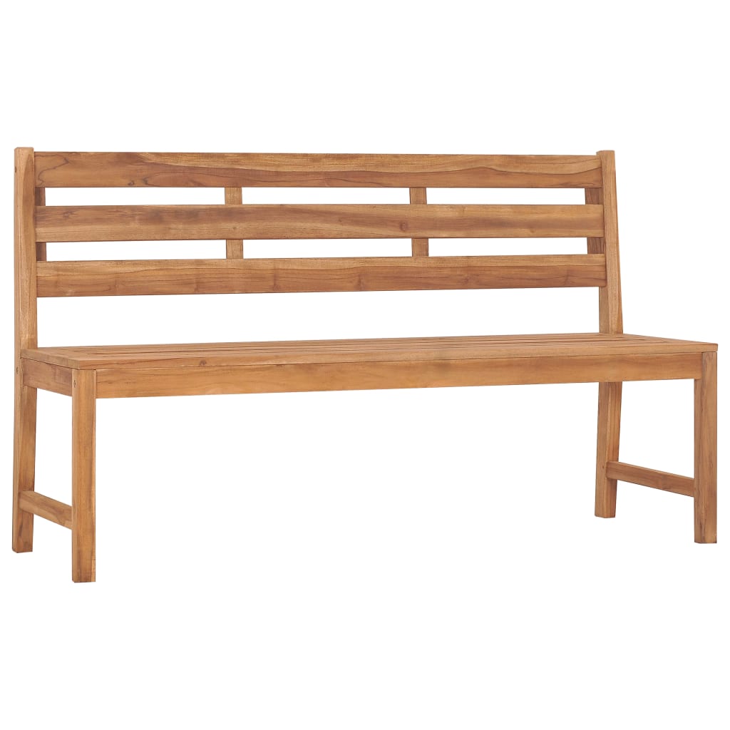 Puutarhapenkki 150 cm täysi tiikki - Sisustajankoti.fi