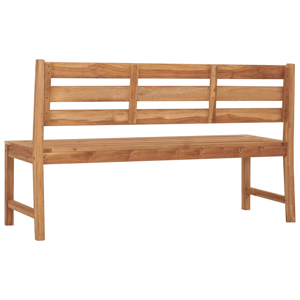 Puutarhapenkki 150 cm täysi tiikki - Sisustajankoti.fi