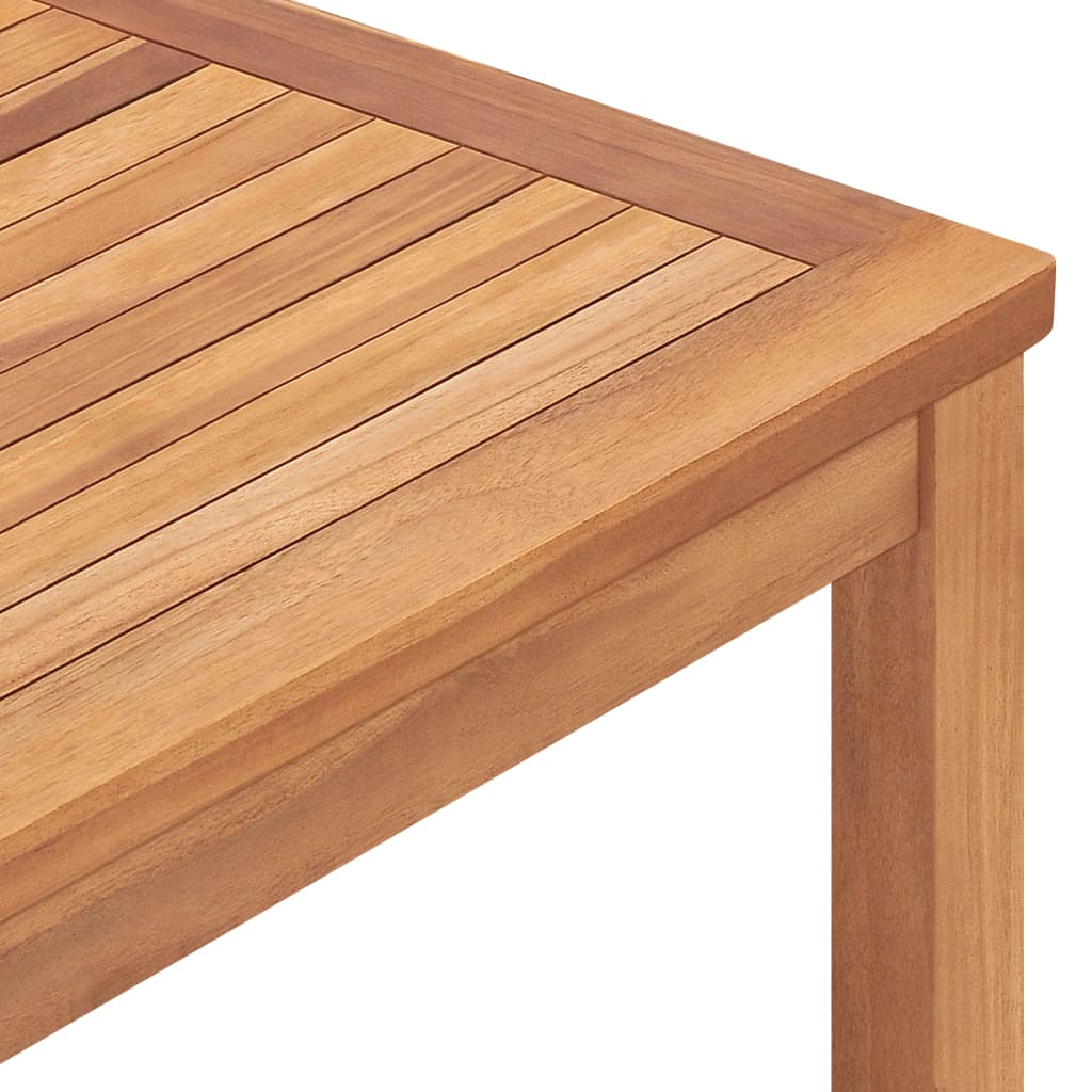 Puutarhan ruokapöytä 160x80x77 cm täysi tiikki - Sisustajankoti.fi