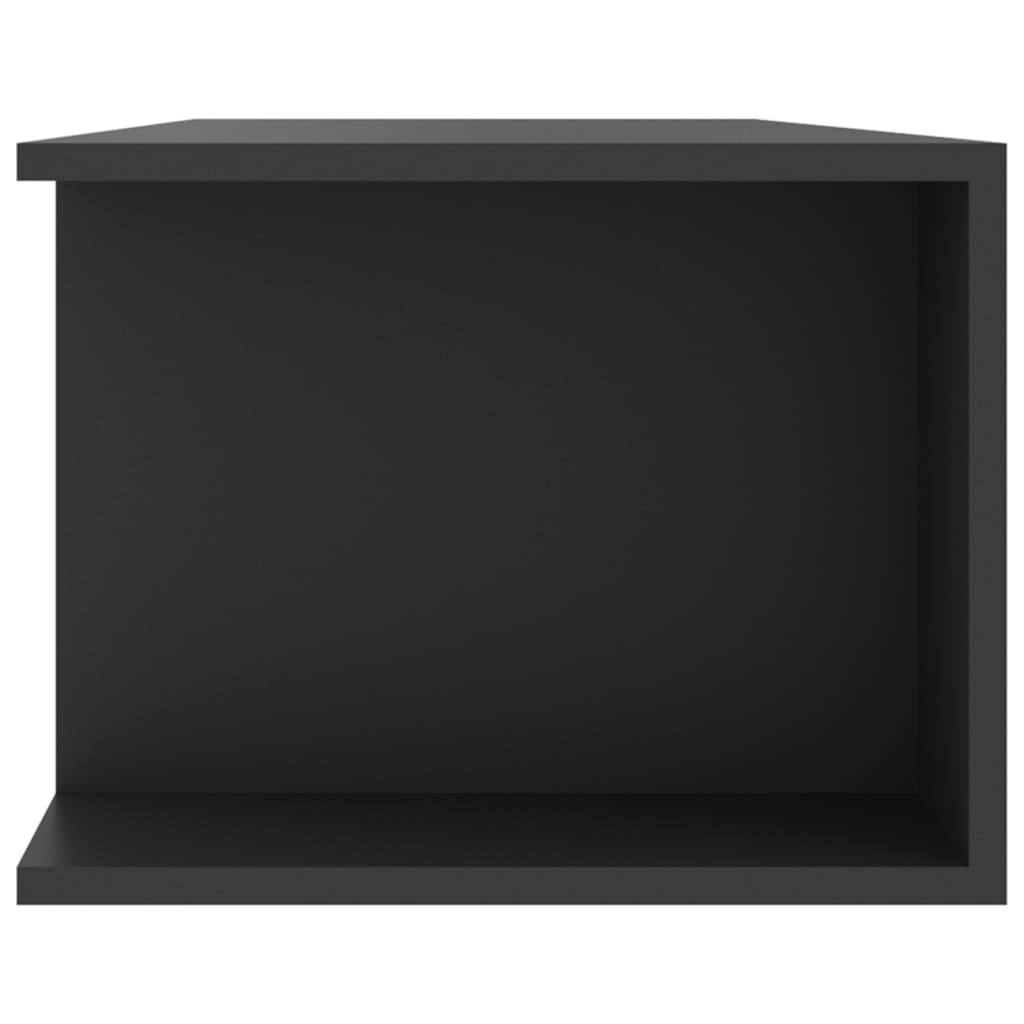 TV-taso LED-valoilla harmaa 135x39x30 cm - Sisustajankoti.fi