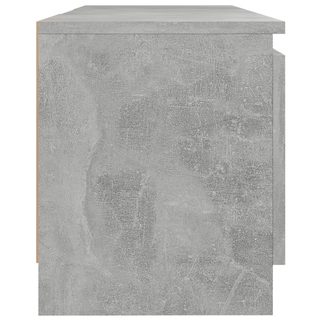 TV-taso LED-valoilla betoninharmaa 120x30x35,5 cm - Sisustajankoti.fi