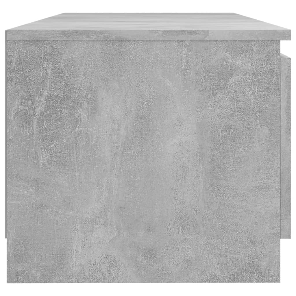 TV-taso LED-valoilla betoninharmaa 140x40x35,5 cm - Sisustajankoti.fi