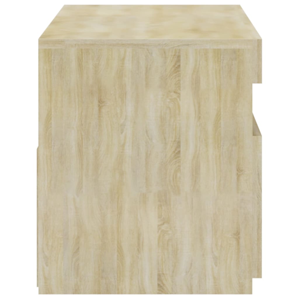 TV-taso LED-valoilla Sonoma-tammi 75x35x40 cm - Sisustajankoti.fi