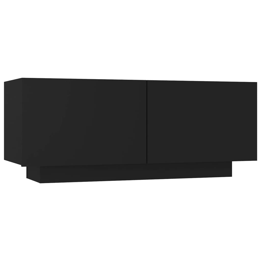TV-taso musta 100x35x40 cm lastulevy - Sisustajankoti.fi