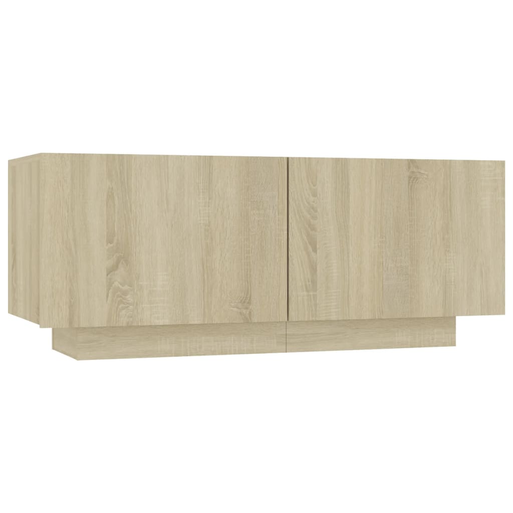 TV-taso Sonoma tammi 100x35x40 cm lastulevy - Sisustajankoti.fi