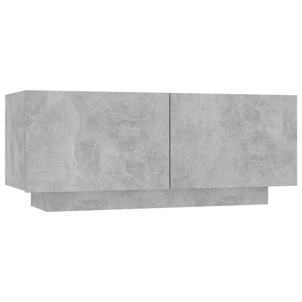 TV-taso betoninharmaa 100x35x40 cm lastulevy - Sisustajankoti.fi