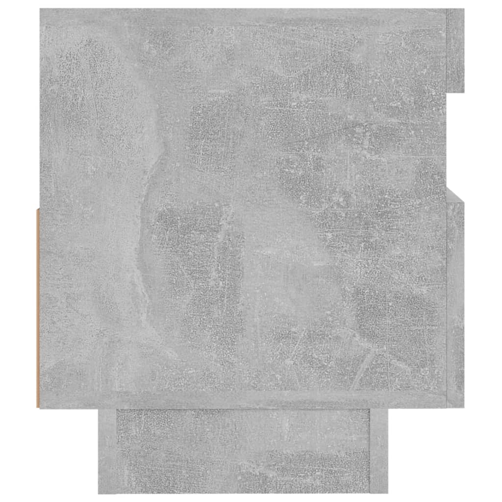 TV-taso LED-valoilla betoninharmaa 80x35x40 cm - Sisustajankoti.fi