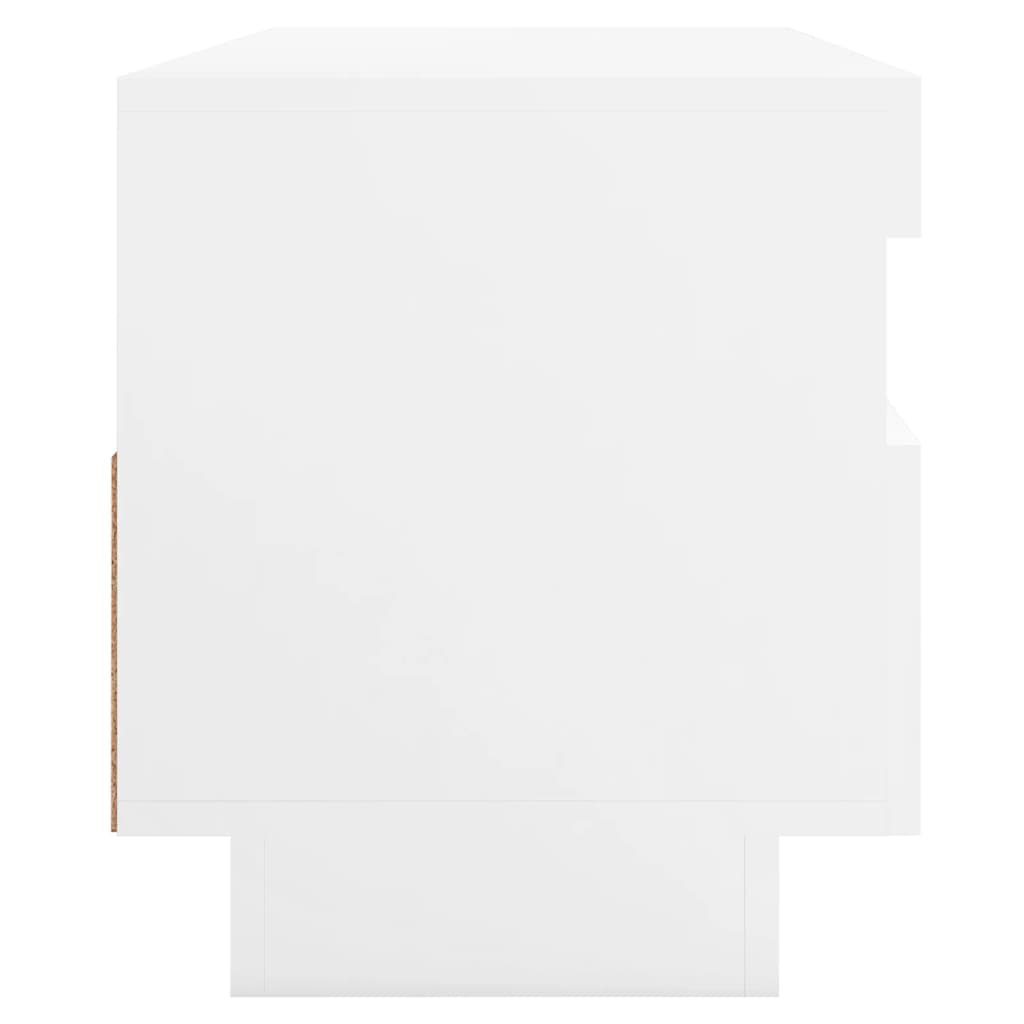 TV-taso LED-valoilla valkoinen 100x35x40 cm - Sisustajankoti.fi
