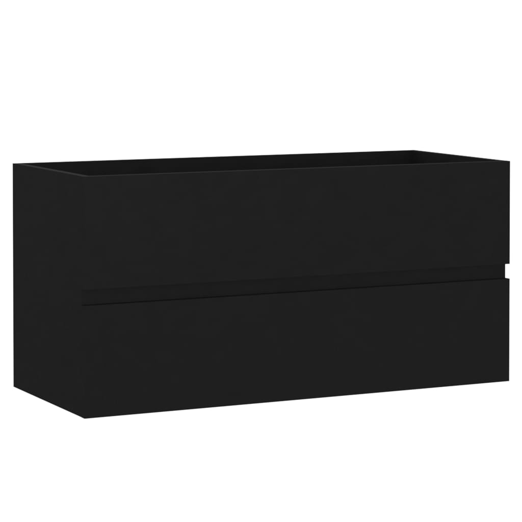 Allaskaappi musta 90x38,5x45 cm - Sisustajankoti.fi