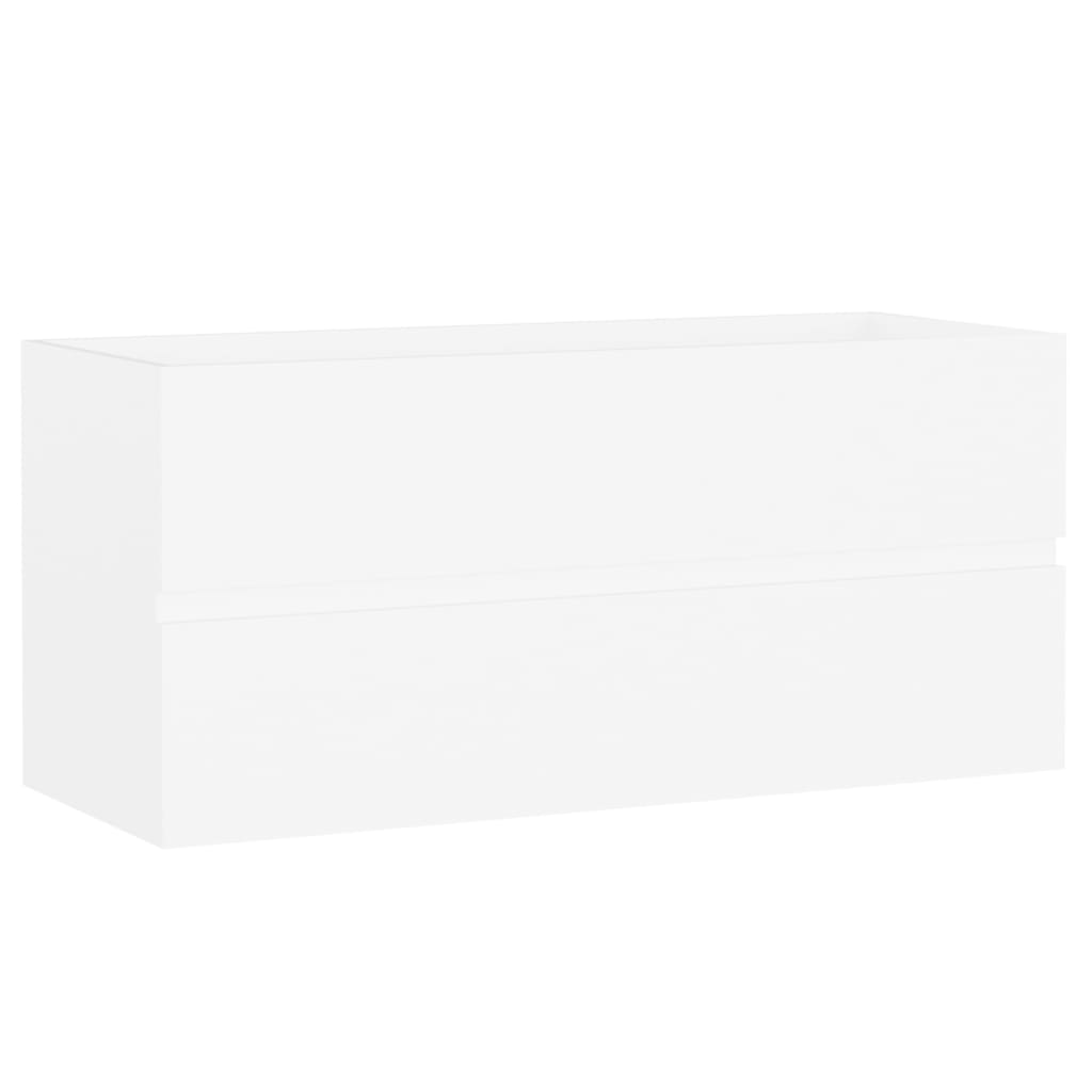 Allaskaappi valkoinen 100x38,5x45 cm - Sisustajankoti.fi