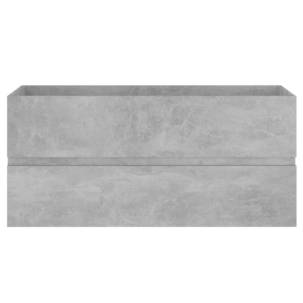 Allaskaappi betoninharmaa 100x38,5x45 cm - Sisustajankoti.fi