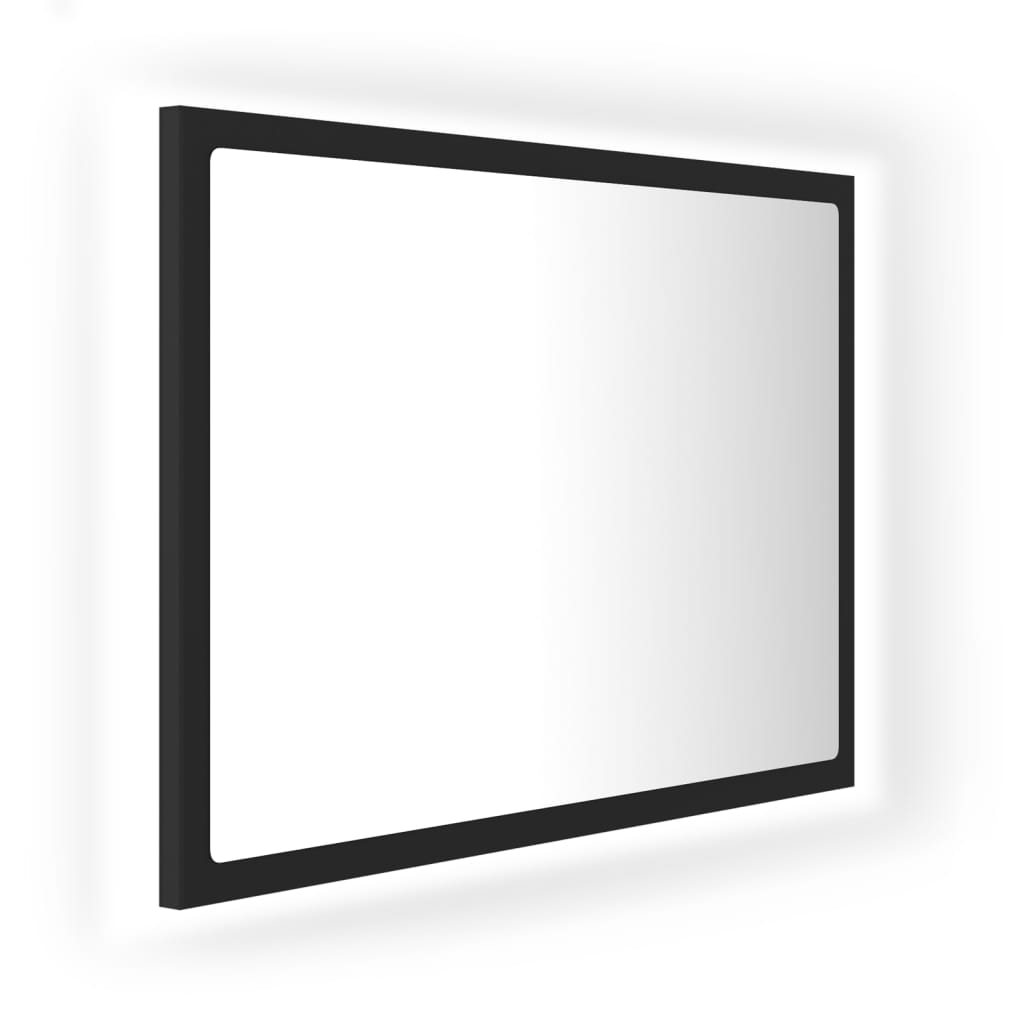 LED-kylpyhuonepeili harmaa 60x8,5x37 cm lastulevy - Sisustajankoti.fi