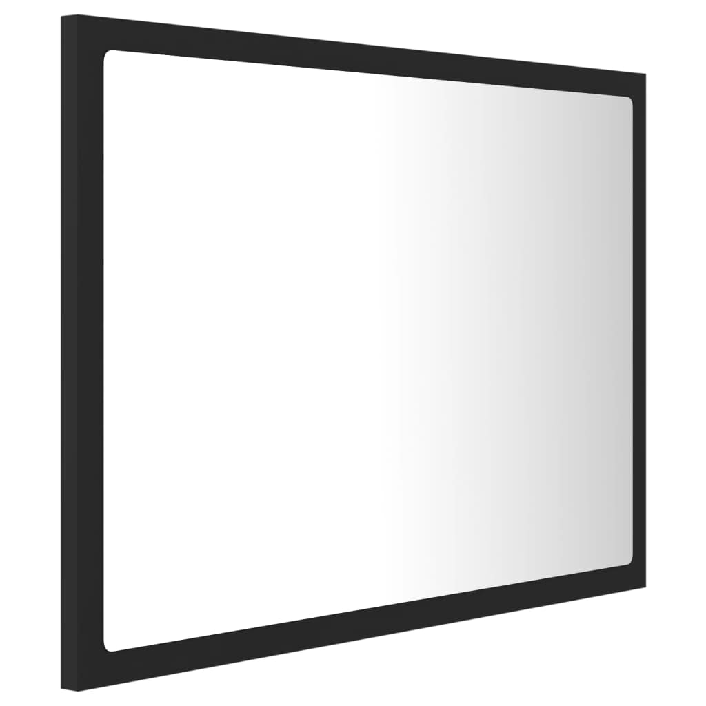 LED-kylpyhuonepeili harmaa 60x8,5x37 cm lastulevy - Sisustajankoti.fi