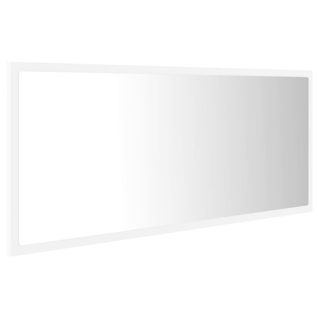 Kylpyhuonepeili LED valkoinen 100x8,5x37 cm - Sisustajankoti.fi