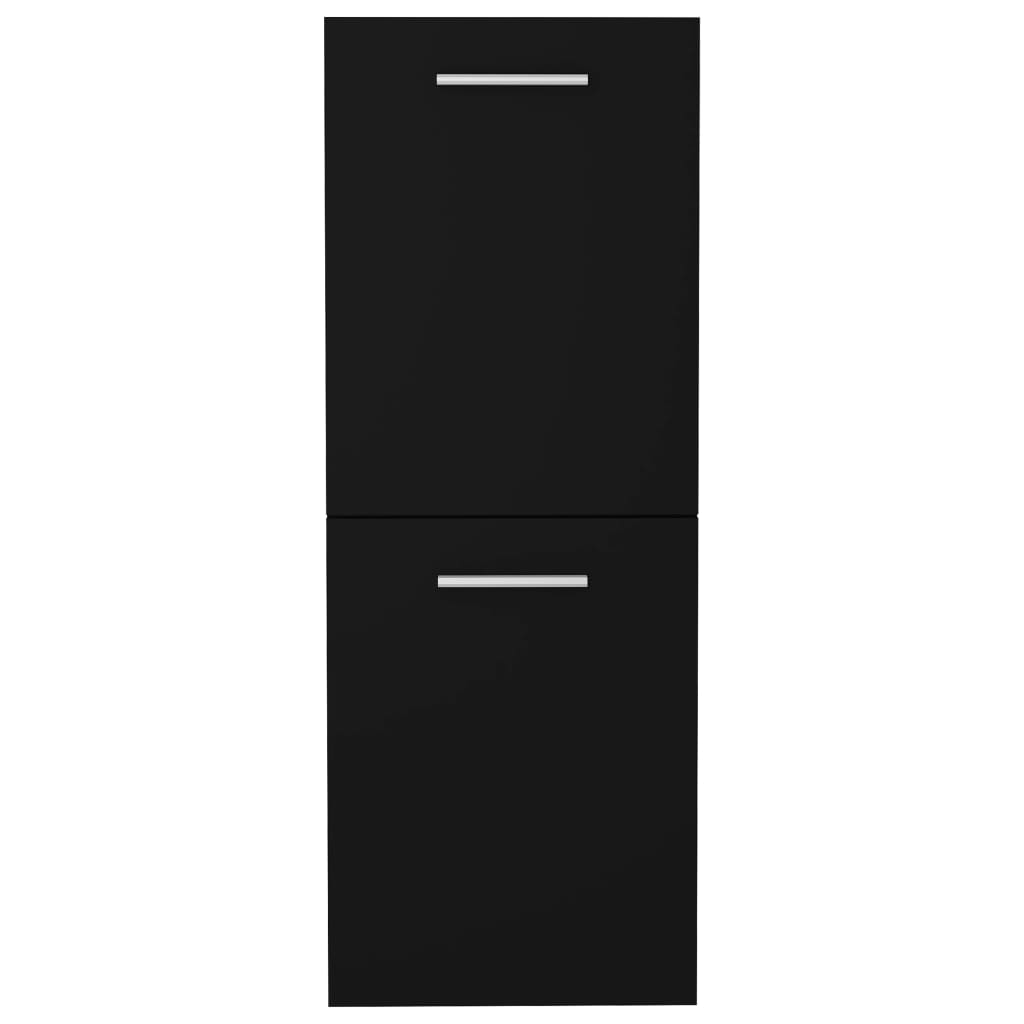 Kylpyhuonekaappi musta 30x30x80 cm - Sisustajankoti.fi