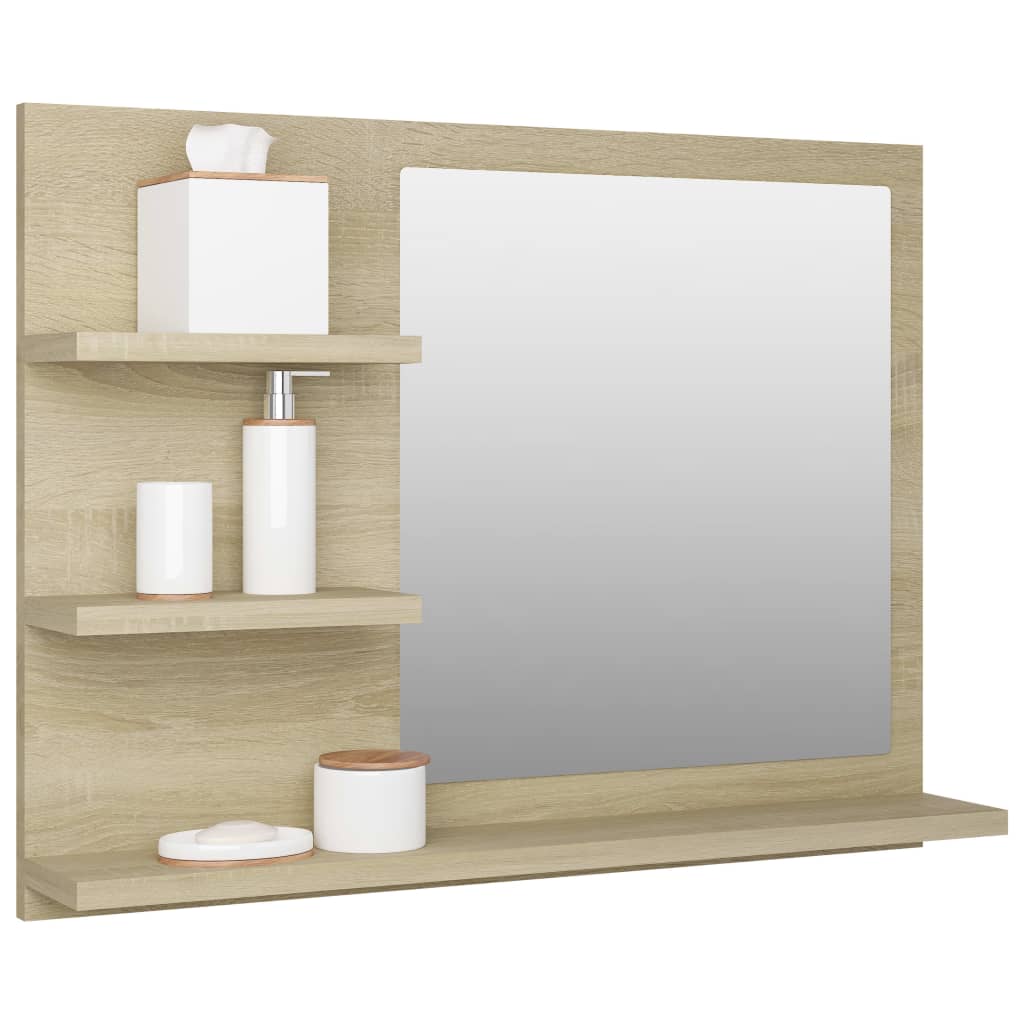 Kylpyhuonepeili tammi 60x10,5x45cm - Sisustajankoti.fi