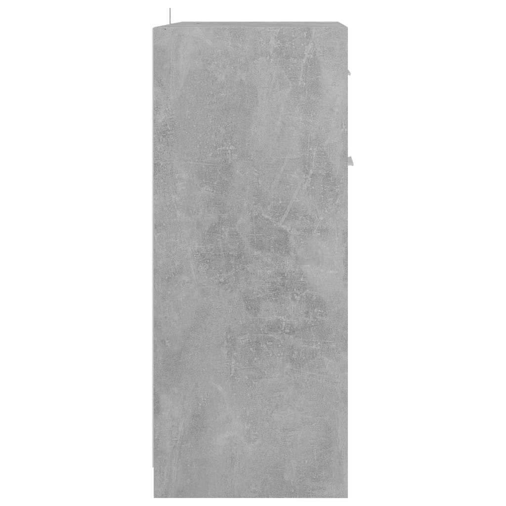 Kylpyhuonekaappi betoninharmaa 60x33x80 cm - Sisustajankoti.fi