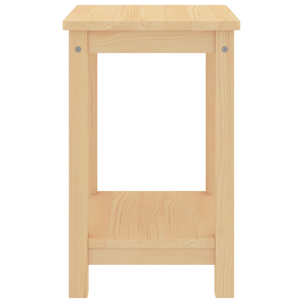 Yöpöytä vaalea puu 35x30x47 cm täysi mänty - Sisustajankoti.fi