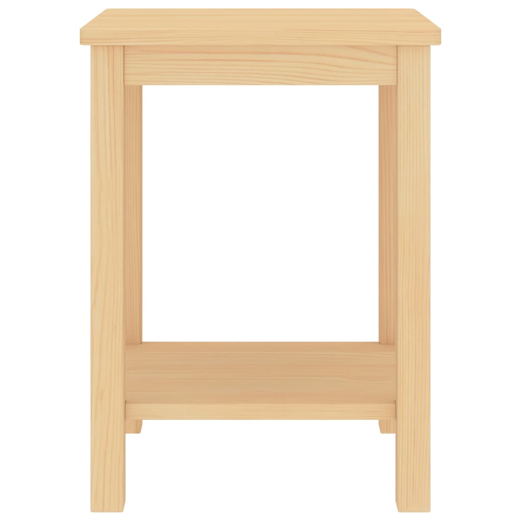 Yöpöytä vaalea puu 35x30x47 cm täysi mänty - Sisustajankoti.fi