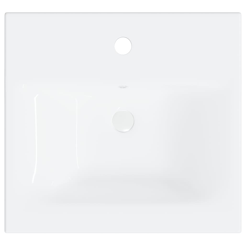 Sisäänrakennettu pesuallas hanalla 42x39x18cm keraamikka valk. - Sisustajankoti.fi