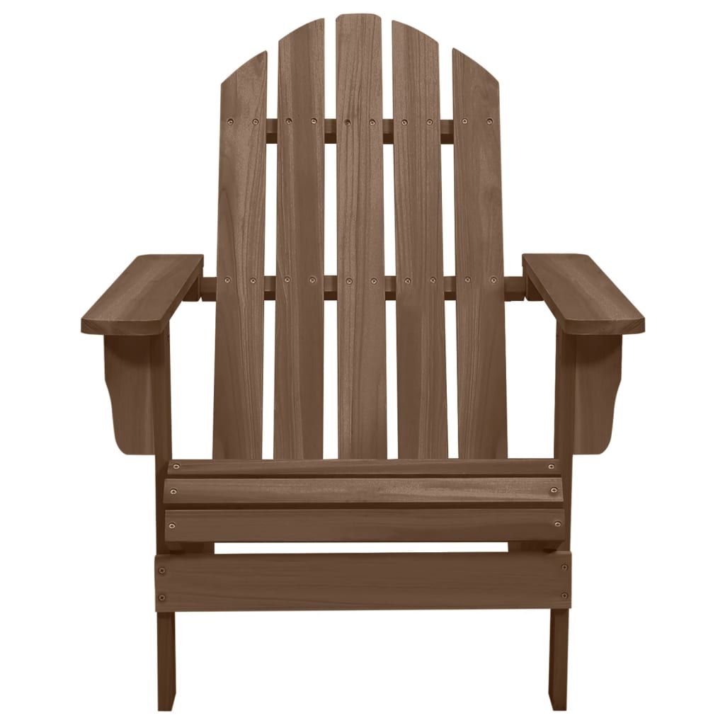 Adirondack-puutarhatuoli rahi ja pöytä täysi kuusi ruskea - Sisustajankoti.fi